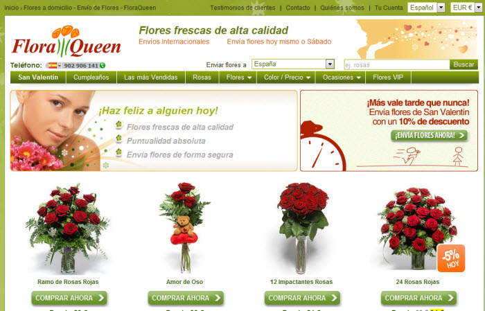 comprar flores por internet