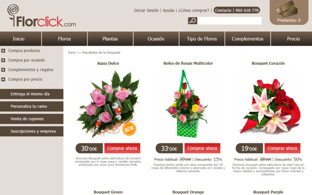 Comprar rosas a domicilio con Florclick