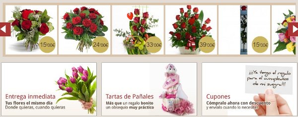 Enviar flores a domicilio con Florclick