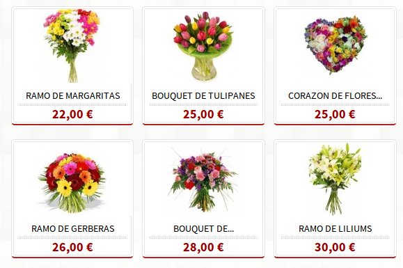 Flores a domicilio con Graficflower