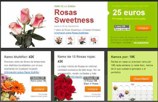 precios flores