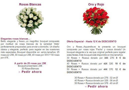 ramos de rosas