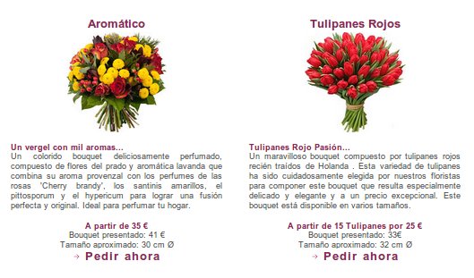 flores frescas