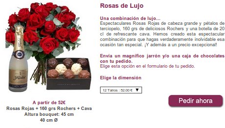 regalar rosas