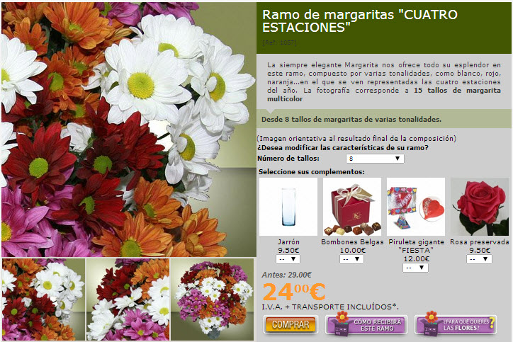 comprar flores en linea en el mismo dia