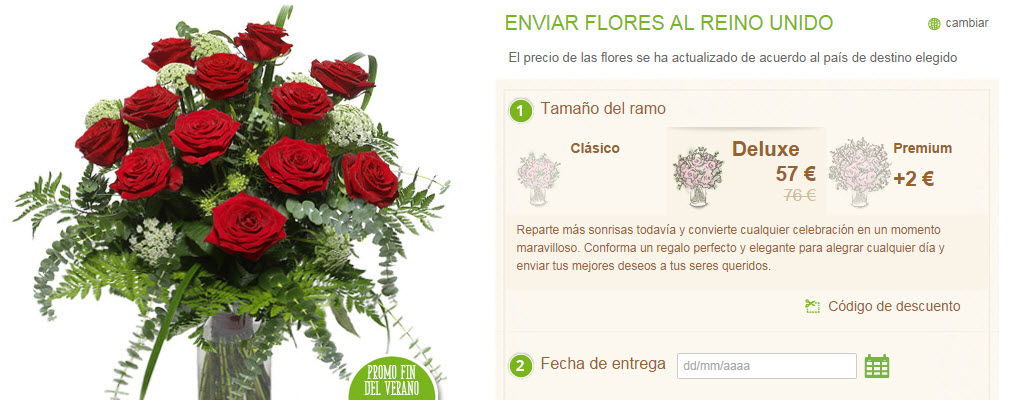 enviar 12 rosas rojas al extranjero