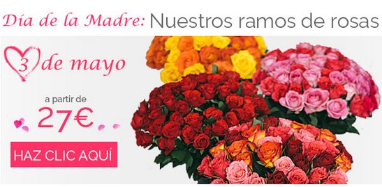 Rosas Día de la Madre baratas 2015