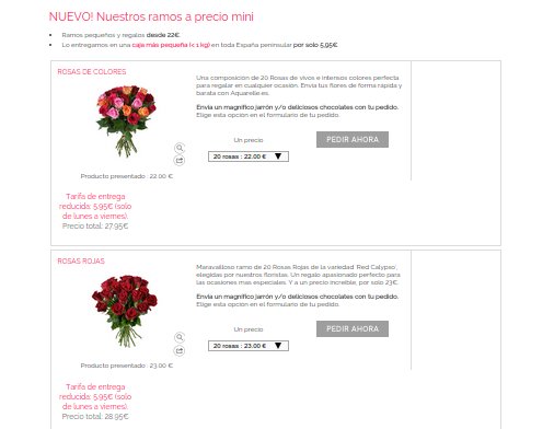 Ramos de flores para regalar a domicilio