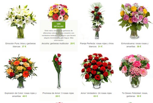 Ramos de flores para regalar baratas