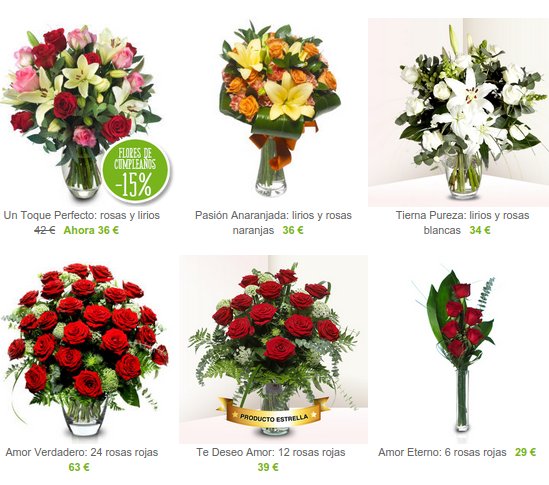 ramos de flores perfumadas online