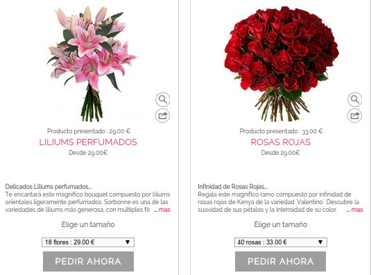 ramos de flores perfumadas rosas perfumadas