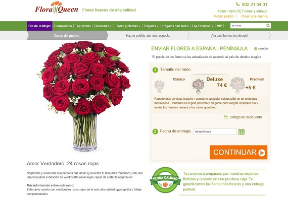 bouquet de flores online