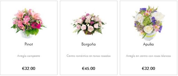 cestas de flores baratas