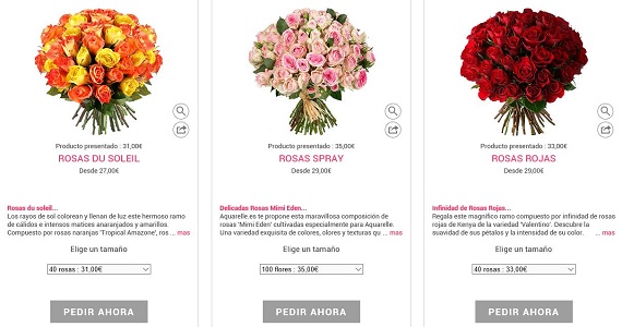 comprar flores a domicilio