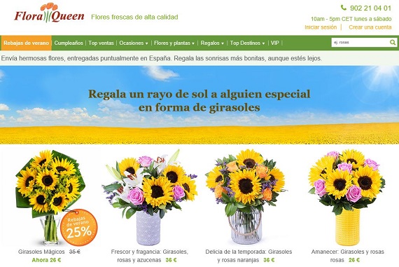 comprar girasoles