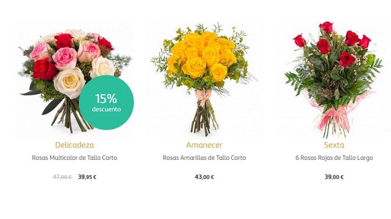 flores para empresas precios
