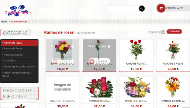 Comprar rosas a domicilio