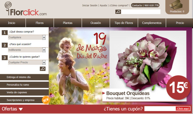 Venta de flores online