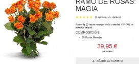 rosas naranjas precios