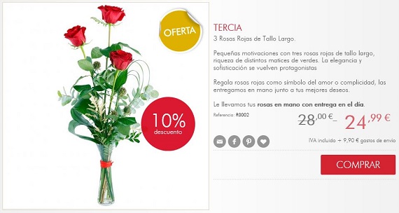 rosas Sant Jordi online