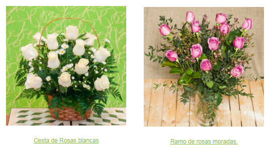 Ramos de flores dia de la mujer