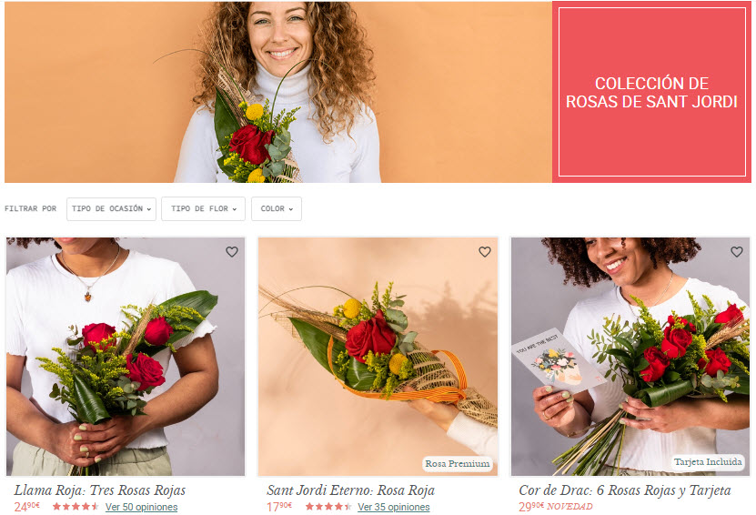 comprar rosas sant jordi