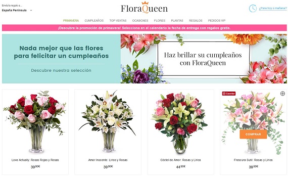 mejores tiendas online de flores al extranjero