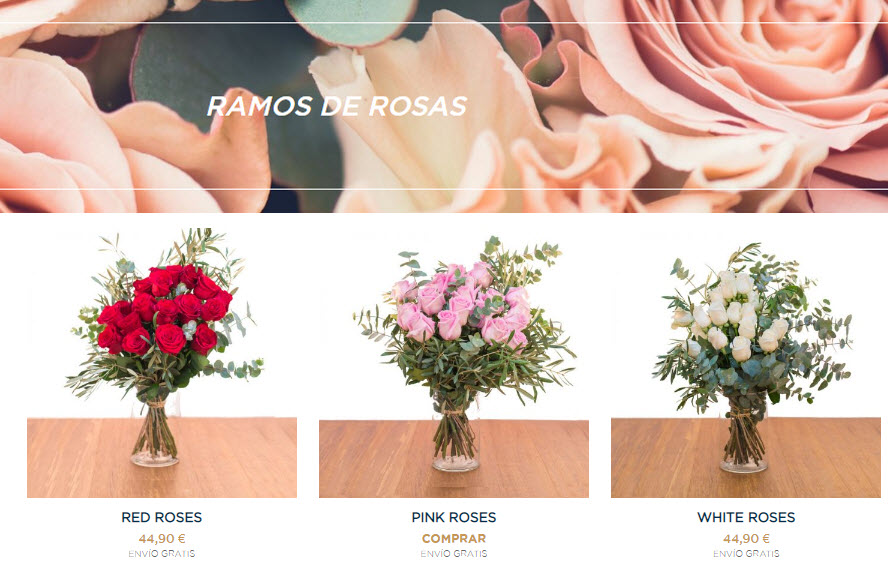 rosas dia de la madre baratas