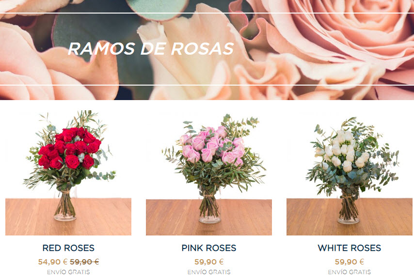 Ramos de Rosas Baratos Sant Jordi