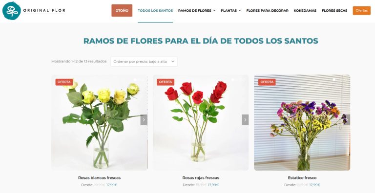 centros de flores todos los Santos Valencia